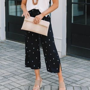 Gentle Fawn Culottes with Diamond Pattern